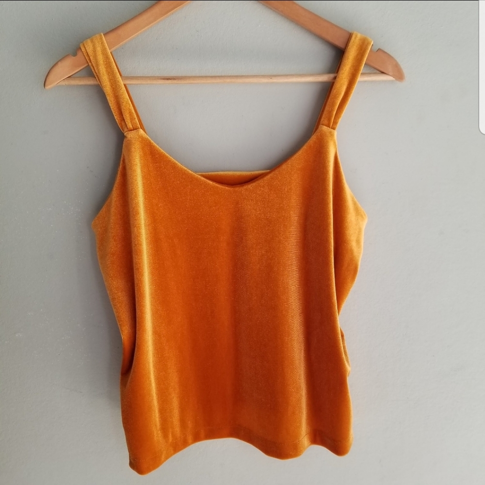 Old Navy velour tank top